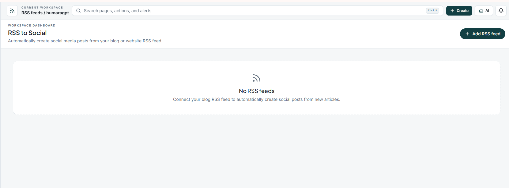 RSS Feed Manager